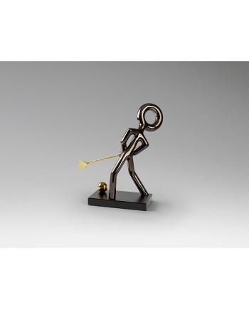 GOLF- FIGURA -NEGRO/ORO